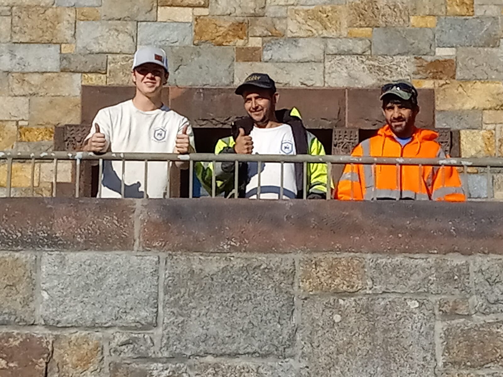 Concrete Solutions LLC crew at a job site in Eastern Massachusetts