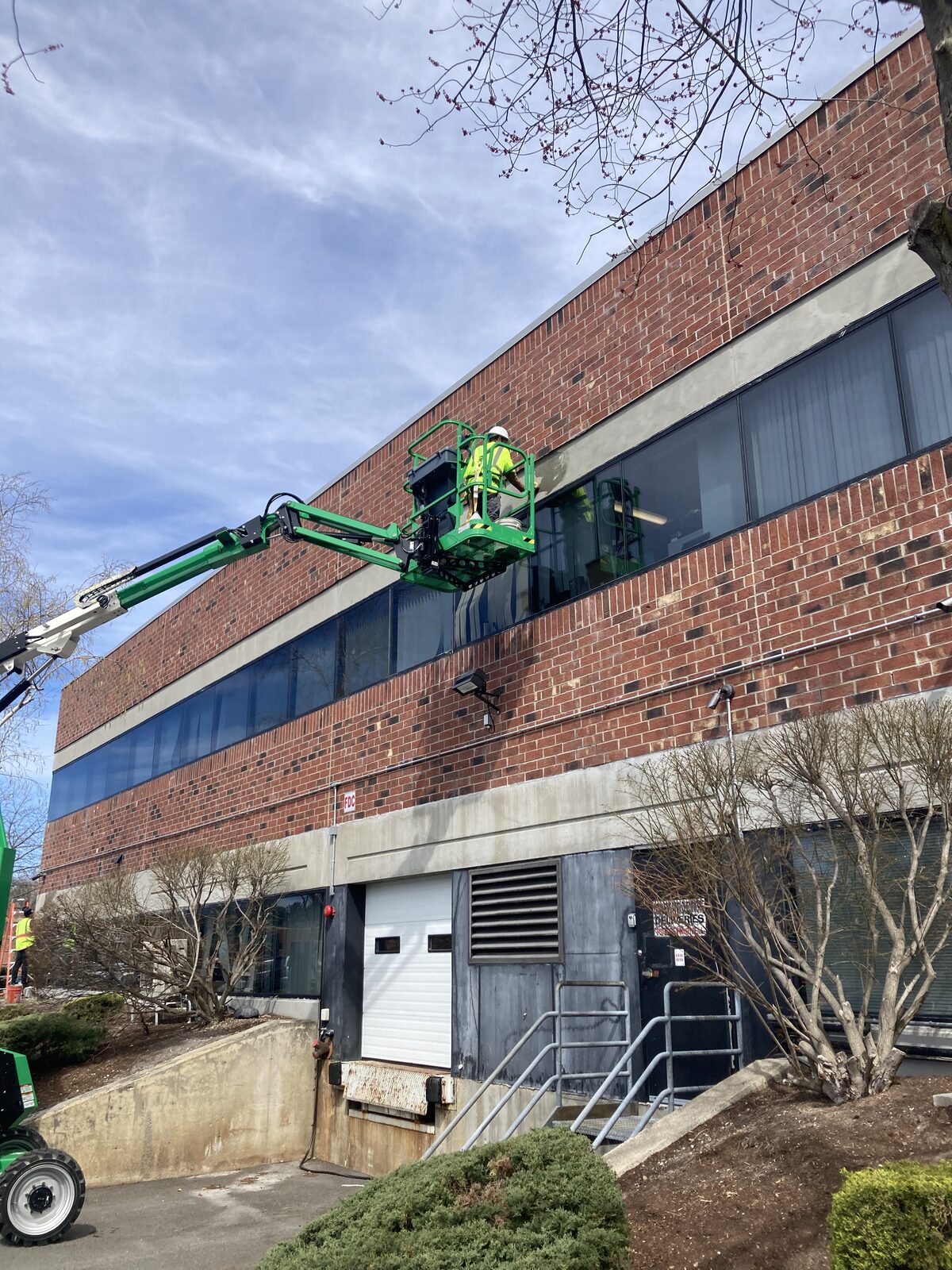 Brick mortar joint restoration by Concrete Solutions in Eastern MA